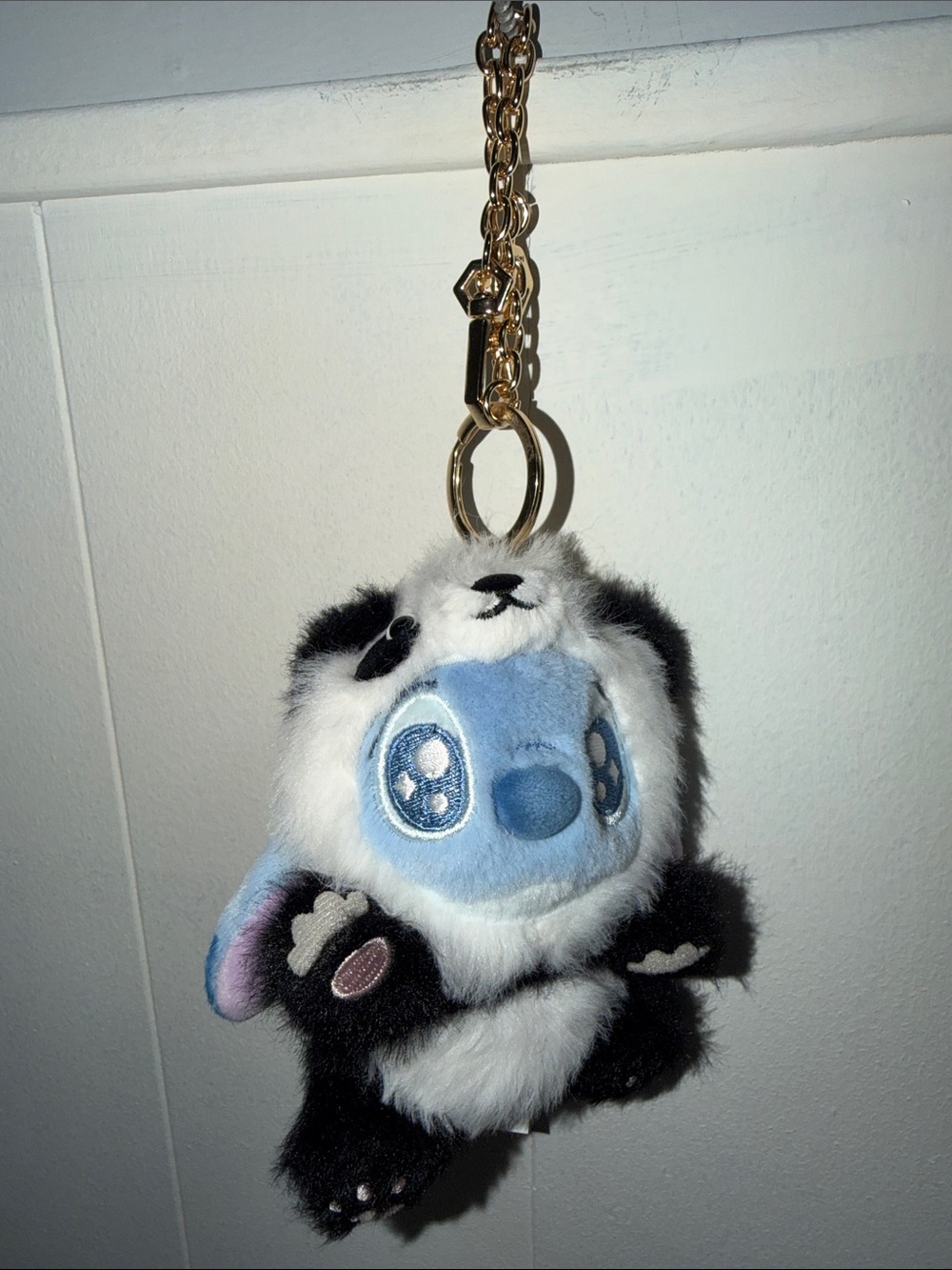 Potdemiel BLUE STITCH PANDA Bear Disney Keychain